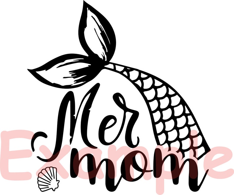 Download Mer Mom Mermaid SVG Cutting Files Clip Art cricut cuttable ...