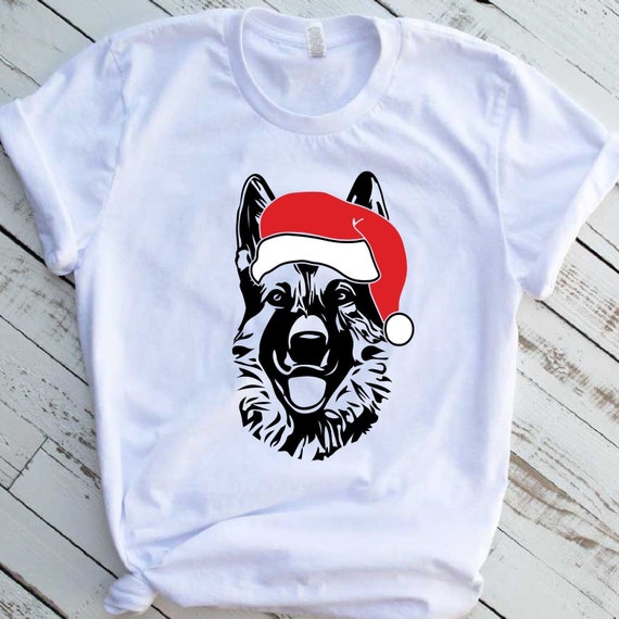 Download German Shepherd Whit Christmas Hat Dog Head Silhouette Svg Etsy 3D SVG Files Ideas | SVG, Paper Crafts, SVG File