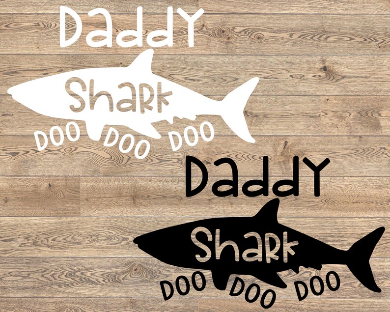 Download Daddy Shark SVG Cutting Files Clip Art Super Dad Shirt | Etsy