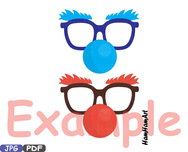 Download Party Graduation Circus Photo Booth Props JPG PDF Silhouette | Etsy