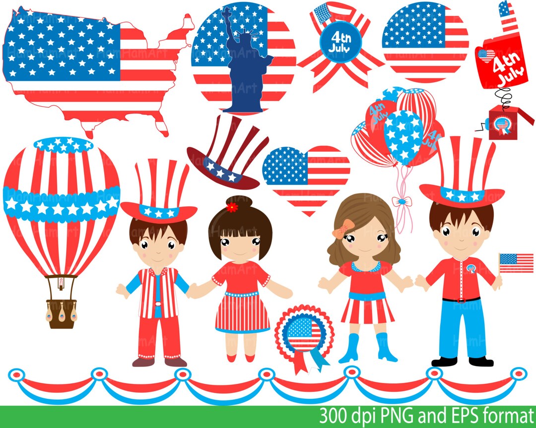 National Day Clip Art Pngepsdigital Clip Art Graphics Etsy