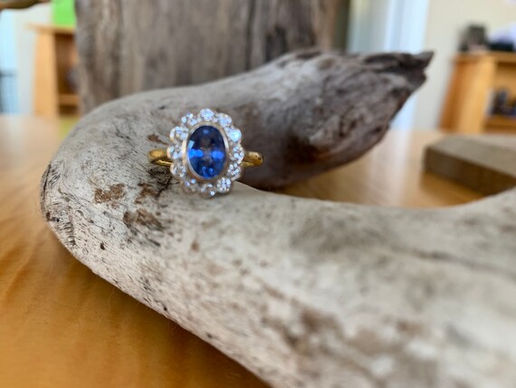 Victorian sapphire and diamond “Princess Diana” ri