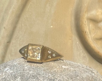 Fantastic Natural Yellow Diamond Ring