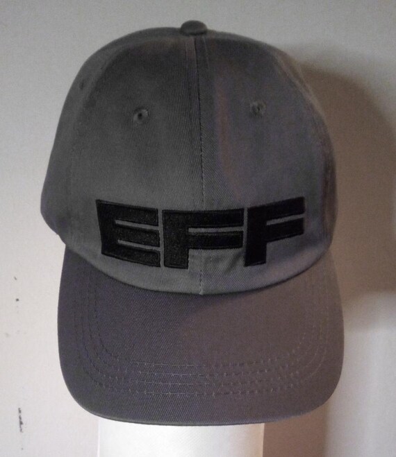 Electronic Frontier Foundation EFF Baseball Cap *… - image 1