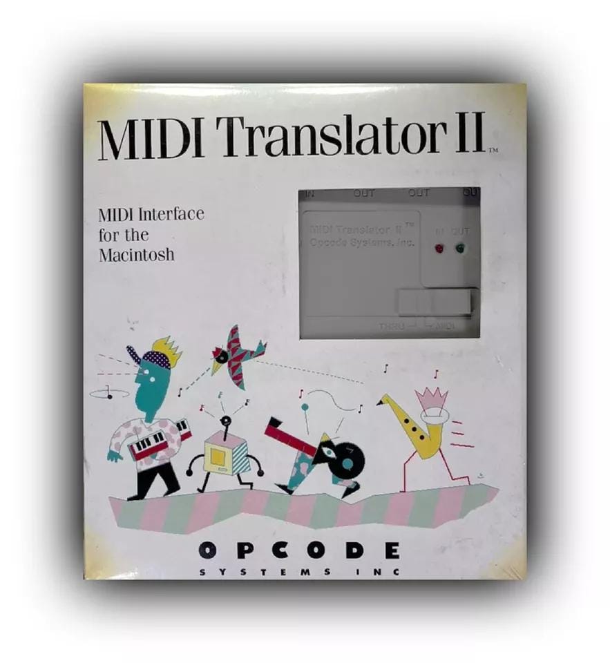 Opcode MIDI Translator II Interface for Macintosh Computer *NEW