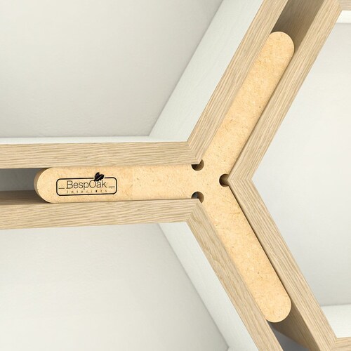 Hexagon Shelf Alignment Tool Get Perfectly Gapped and Etsy