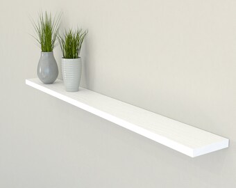 Wall Mounted Creativity Hand Made to Order in di 6 Clear Floating Shelves Set di mensole in acrilico per