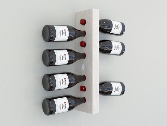 floating wine bottle rack