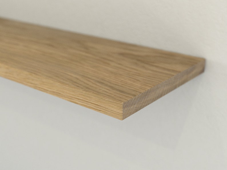 20mm Solid Oak Sample Floating Shelf Sample Geometric | Etsy