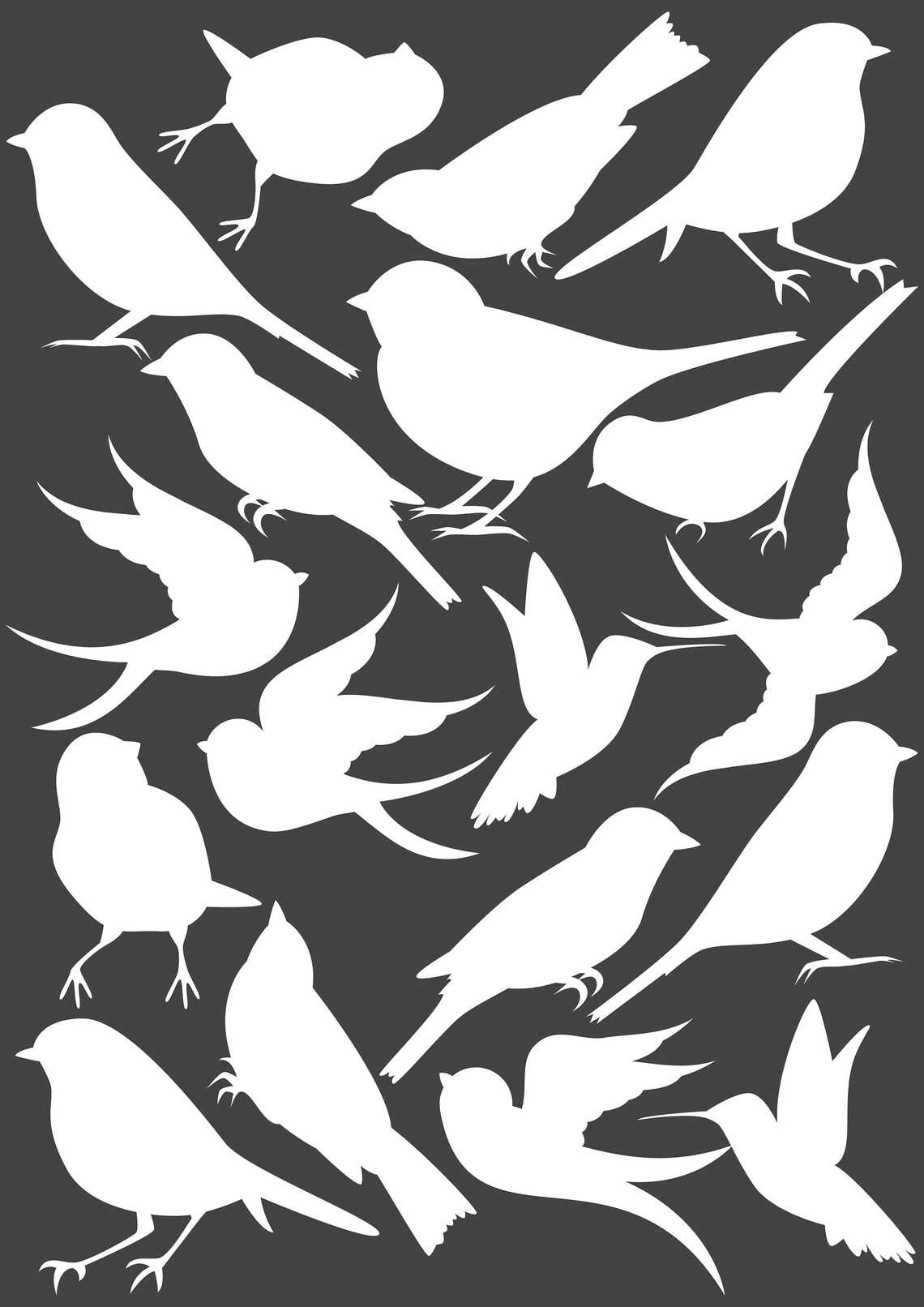 Birds Wall Decals Set for Tree Shelves Etsy Canada