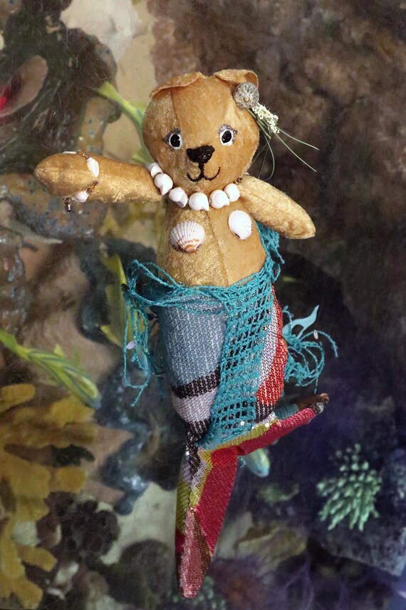 mermaid teddy bear