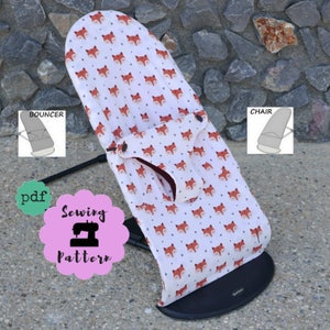 Baby Björn Balance Soft Cover Sewing Pattern PDF , bouncer cover pattern , practical balance bouncer cover pattern,  PDF instant DOWNLOAD