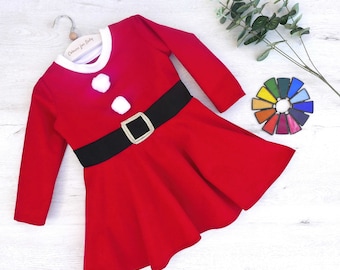 knit jersey dress PDF pattern , short and long sleeve , Party Dress for girls, Christmas Dress, includes 13 Sizes and Videotutorial
