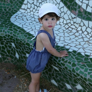 Baby  Romper and Dress PDF Pattern with VIDEO TUTORIAL ||  6 Months to 3 Years  Pdf Sewing Pattern instant Download &#39;Katrina&#39;