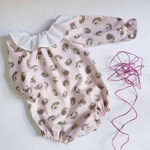 Baby Girl Romper - PDF Sewing Pattern with Video and Photo Tutorial - Sizes PM to 3 yrs - Instant Download -  Child Easy Sew Pattern