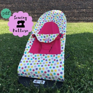 BABYBJÖRN Seat replacement Cover PDF Pattern for Balance Bouncer Soft, bouncer cover sewing pattern , Instant Download BABY Björn image 1