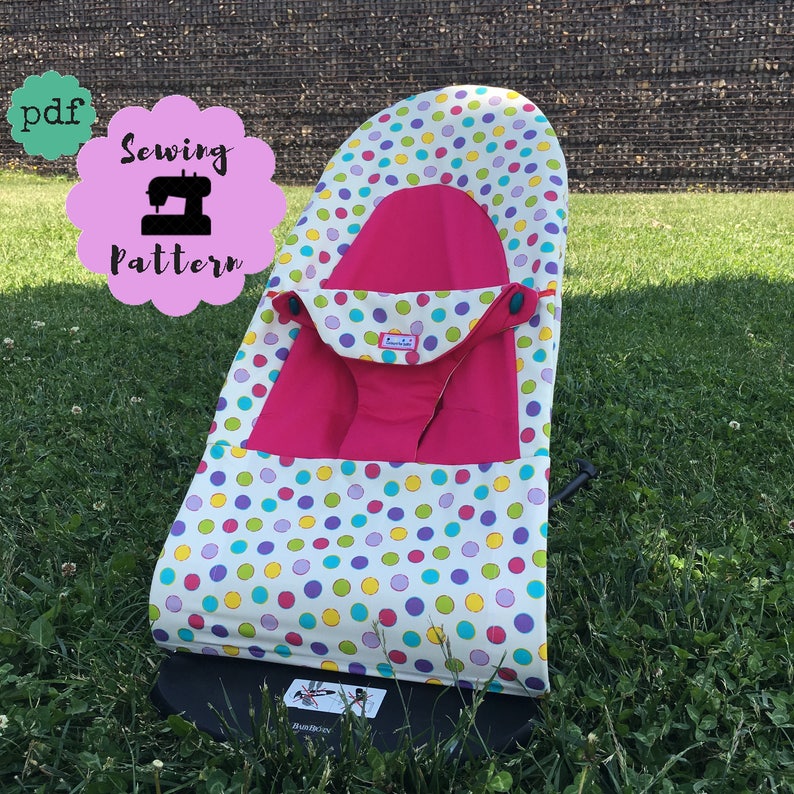 BABYBJÖRN Seat replacement Cover PDF Pattern for Balance Bouncer Soft, bouncer cover sewing pattern , Instant Download BABY Björn image 1