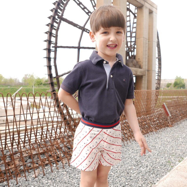 Baby Boy Shorts Pattern PDF Mod. Walker 2 3 4 5 6 7 Years Etsy