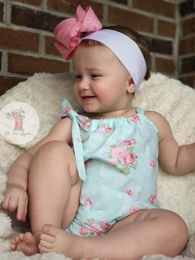 Baby Romper PDF Sewing Pattern Short sleeves or Sleeveless and Etsy