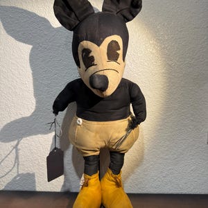 1930-talet? Musse Pigg Tygdocka 19" Tidig Disney Charlotte Clark