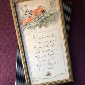 Craftacres, Buzza motto, saying, Charles Twelvetrees like child, "As you climb the hill"...