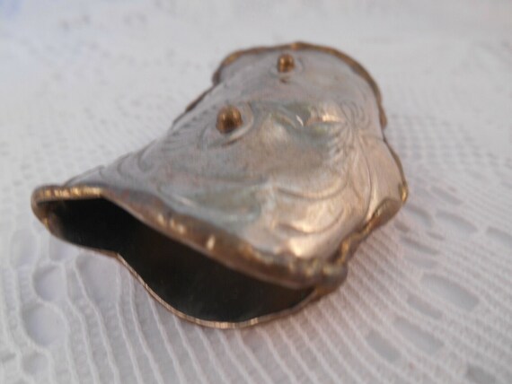 Handmade silver CAT pendant slide scarf holder. V… - image 2