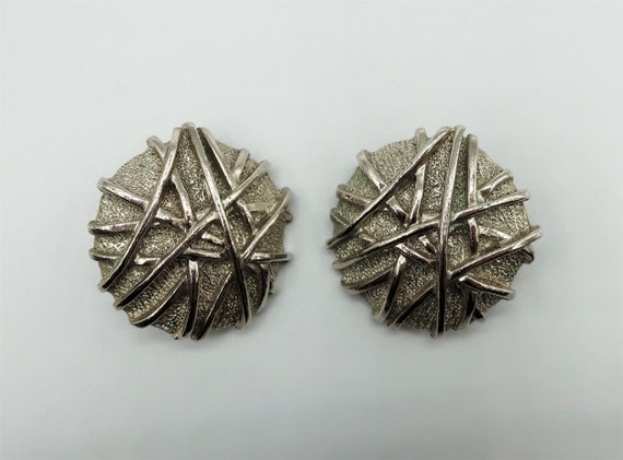 Paco Rabanne Silver Earrings