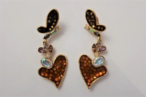 Christian Lacroix Butterfly Earrings