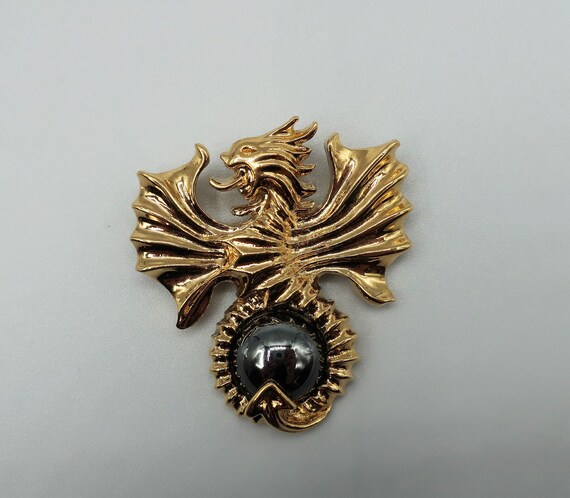 Guy Laroche Dragon Brooch