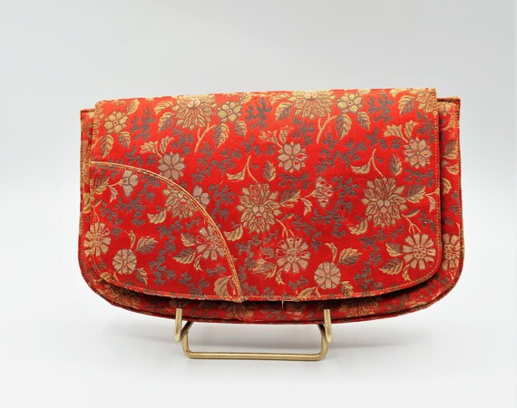 Vintage Silk 1930s Clutch Bag