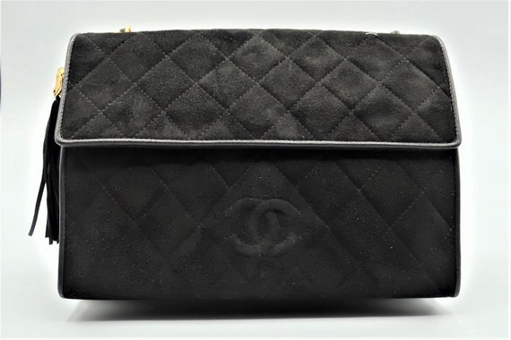 Chanel Suede Flap Bag
