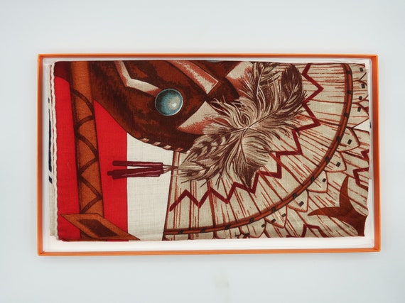 Hermès "Cosmogonie Apache" Cashmere Scarf