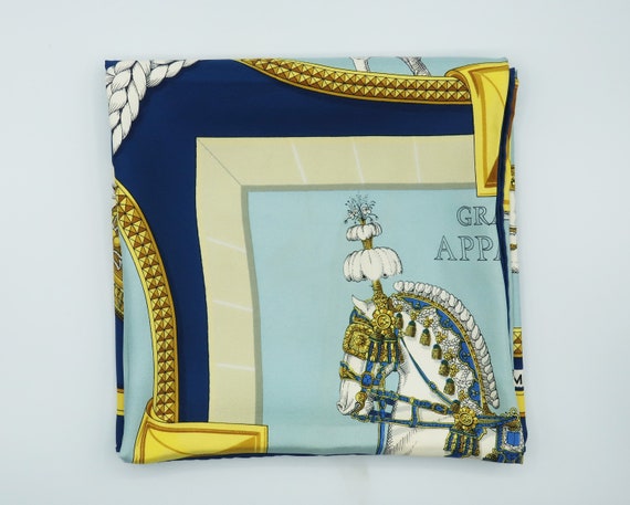 Hermès "Grand Apparat" Silk Scarf