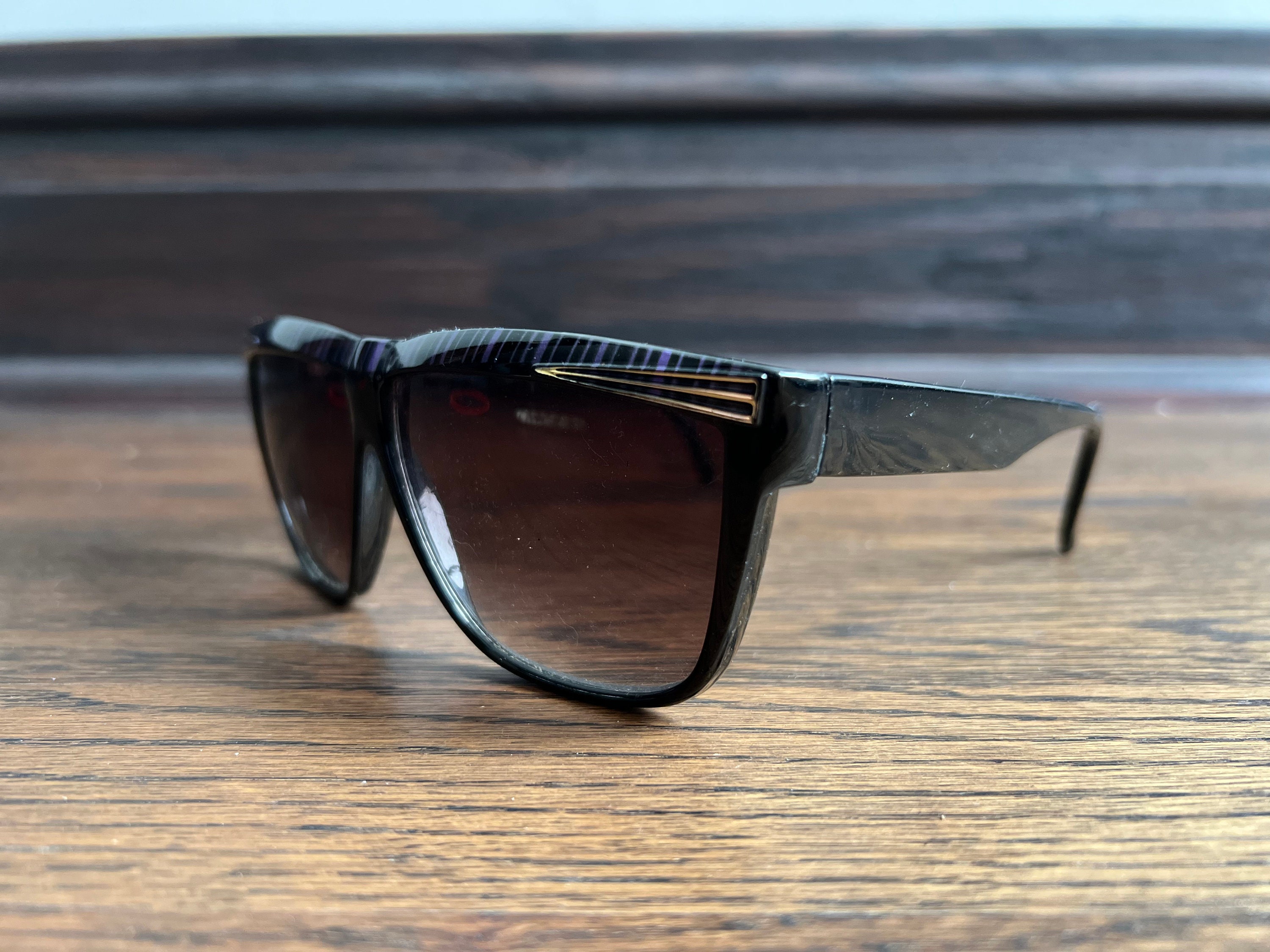 Vintage 1980s Sunglass France NOS Festival Retro Mob Wife Mob Wife Sunglasess - Brown | Fashion Nova main image 3