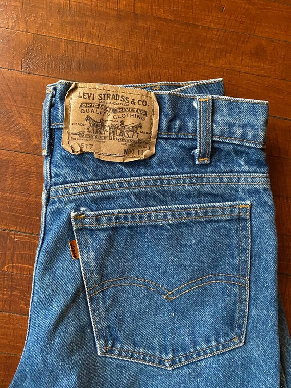 Vintage Levi’s 517 Orange Tag Boyfriend Jeans 30x2