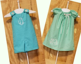 brother and baby sister easter outfits