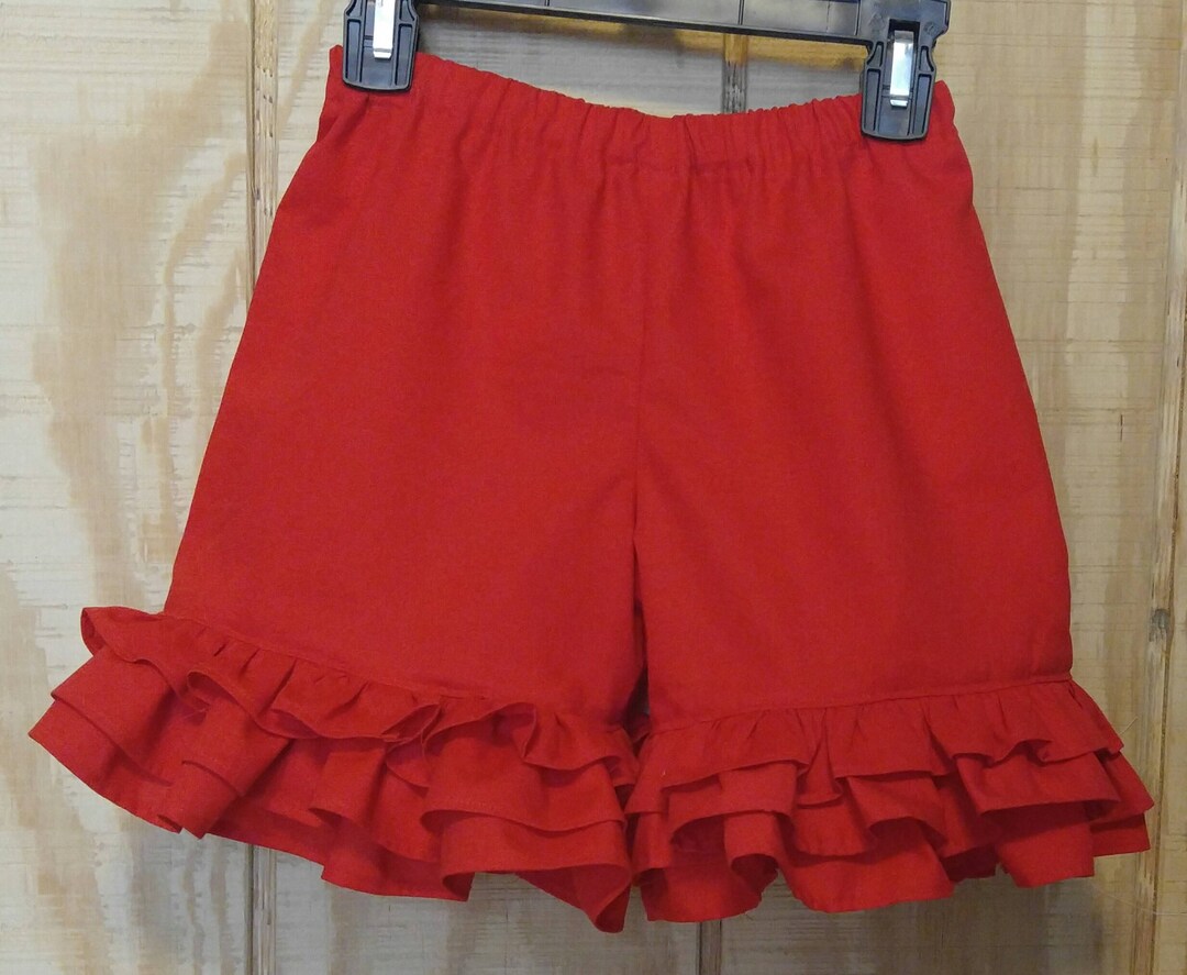 Baby/toddler/girl Ruffle Shorts Summer Shorts Triple Ruffle Etsy