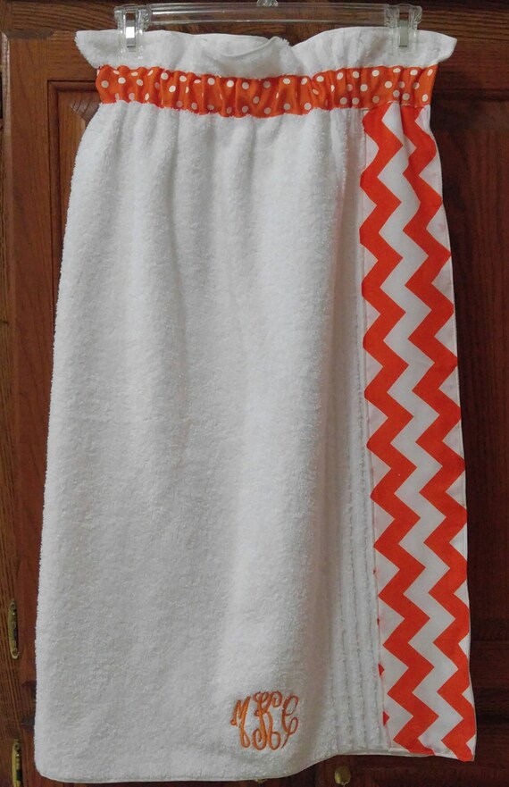 Monogrammed bath wrap hot sale