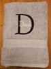 Personalized Towel/Washcloth Set with Embroidered Initial and Name, Monogrammed Towel Set, Father's Day, Graduation Gift 