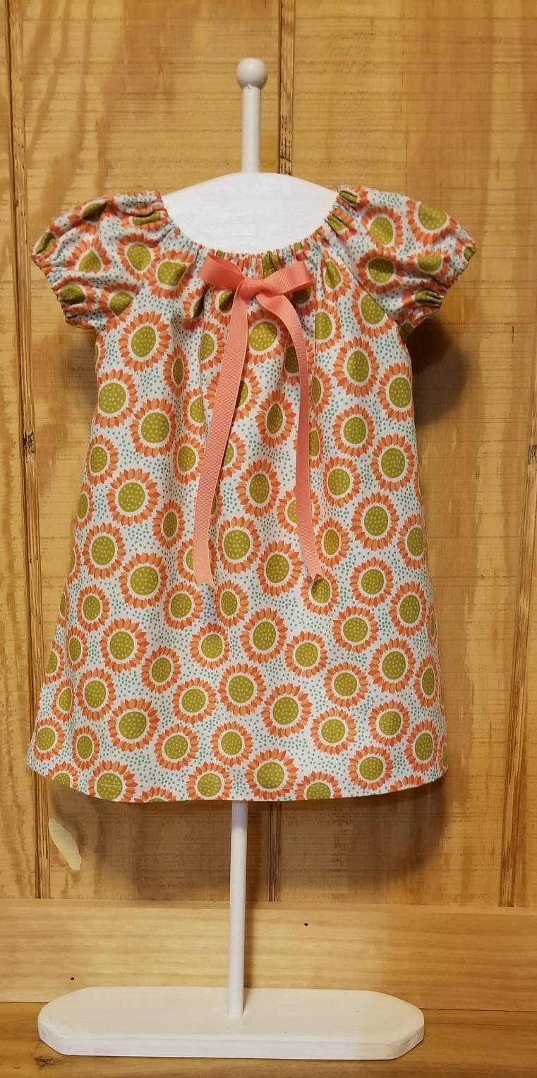 Monogrammed Peasant Dress for Baby/Toddler/Girl Boutique | Etsy