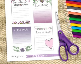 Bible Journaling Tip-Ins - I Am