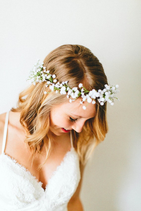 Simple cheap flower headpiece