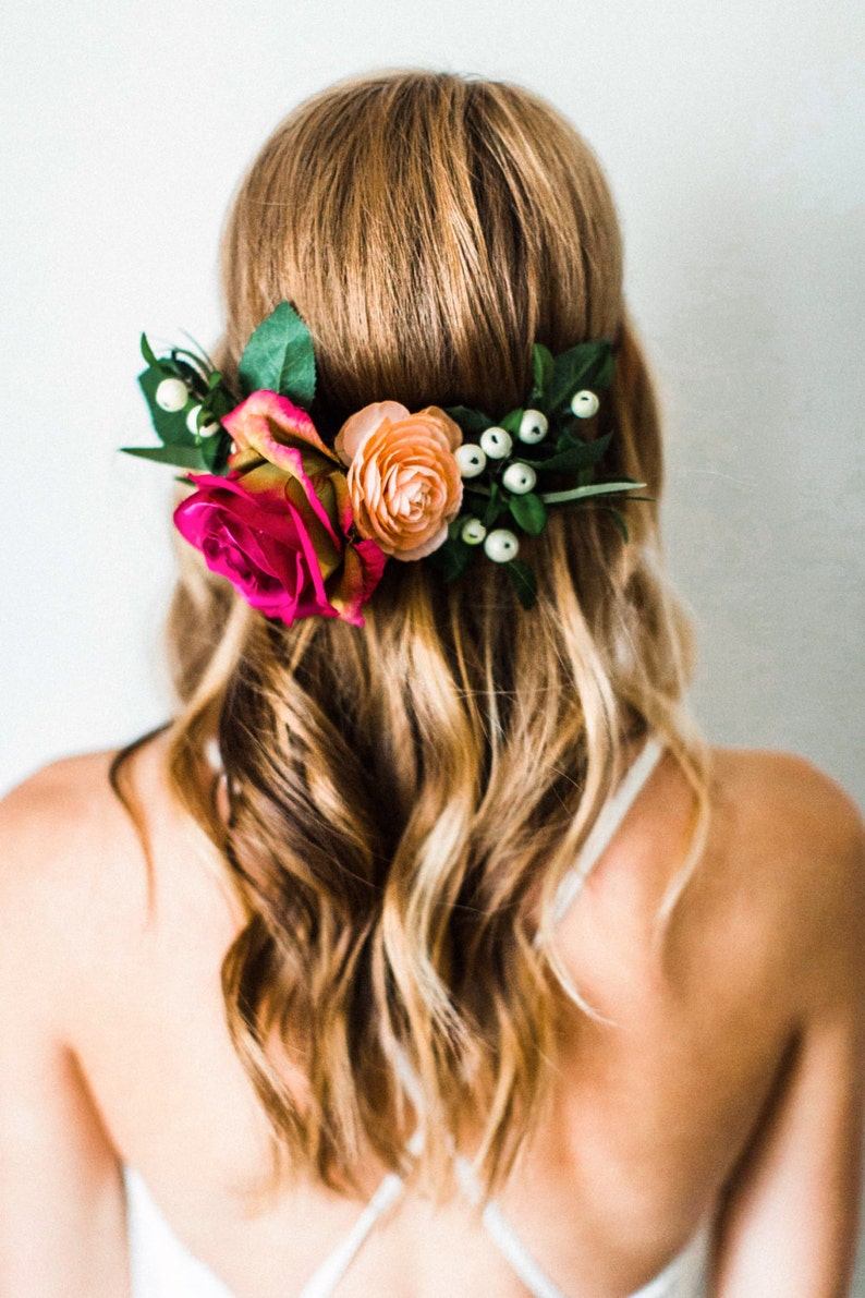 Rose Flower Crown Romantic Berries