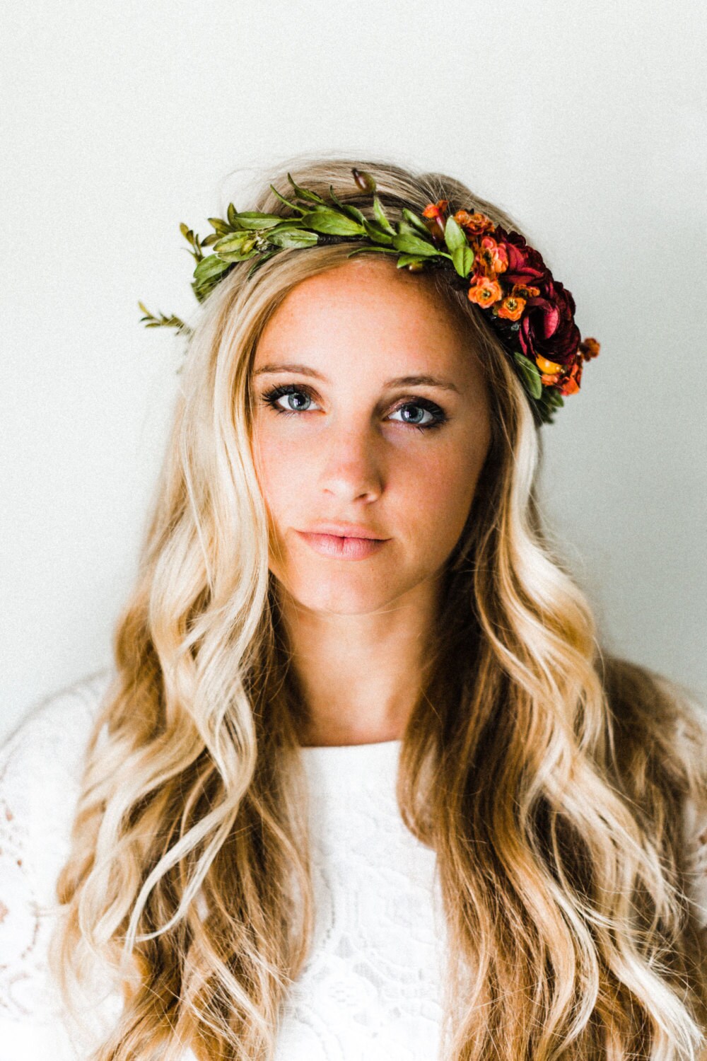 Rustic Fall Flower Crown Etsy