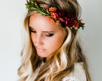 Rustic Fall Flower Crown