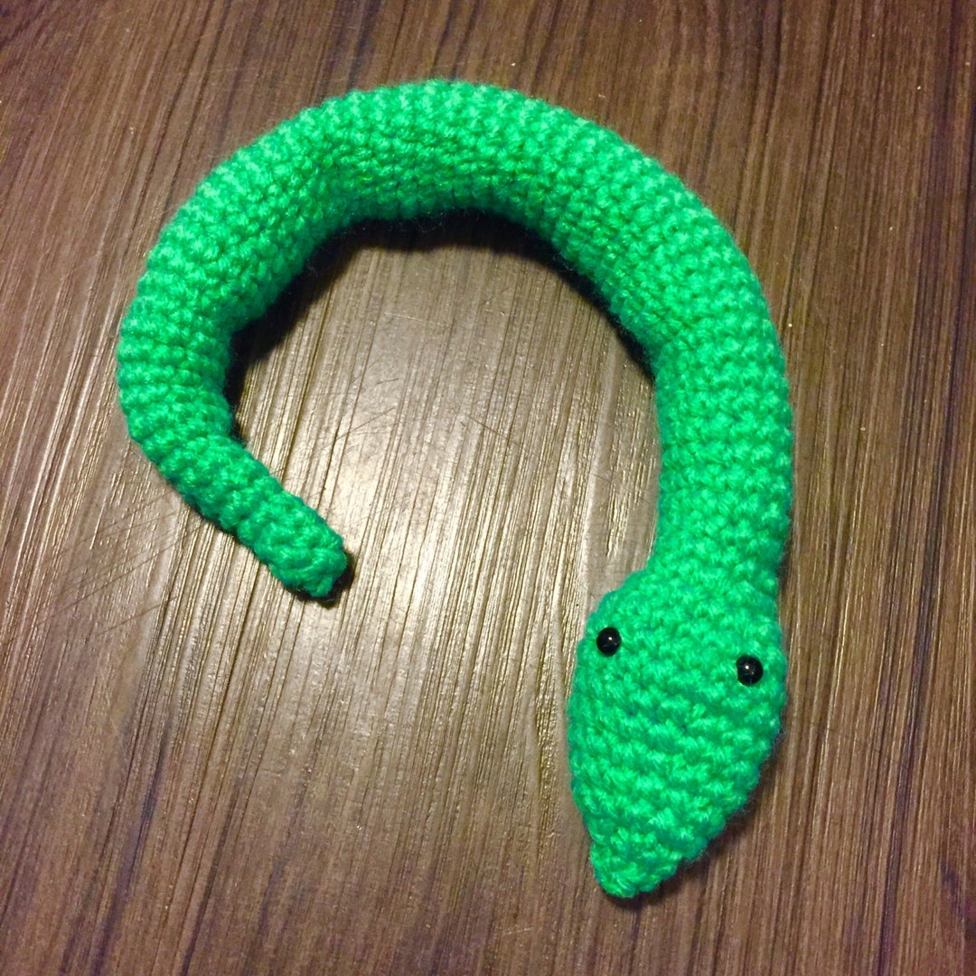 Snake Stuffed Animal, Amigurumi Snake, Snake Beanie Baby, Snake Bean