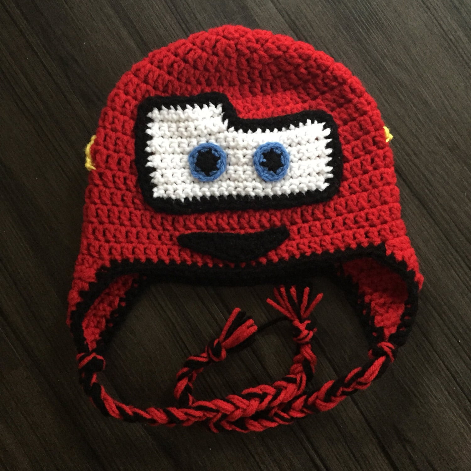 Cars Inspired Lightning Mcqueen Hat 