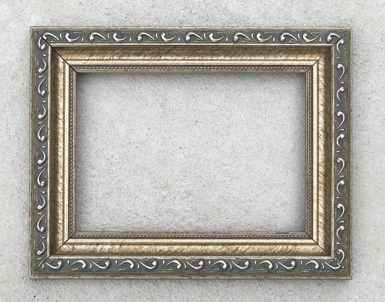 Pewter Silver 8x10 9x12 Picture Frame Art Etsy