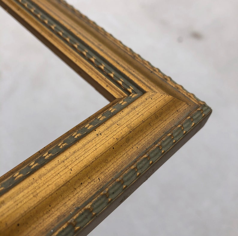 Gold Antique Distressed 8x10 9x12 Photo Frame Etsy