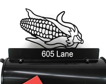 Ear of Corn Custom Metal Mailbox Topper 17 Inches Wide - Does Not Include a Mailbox